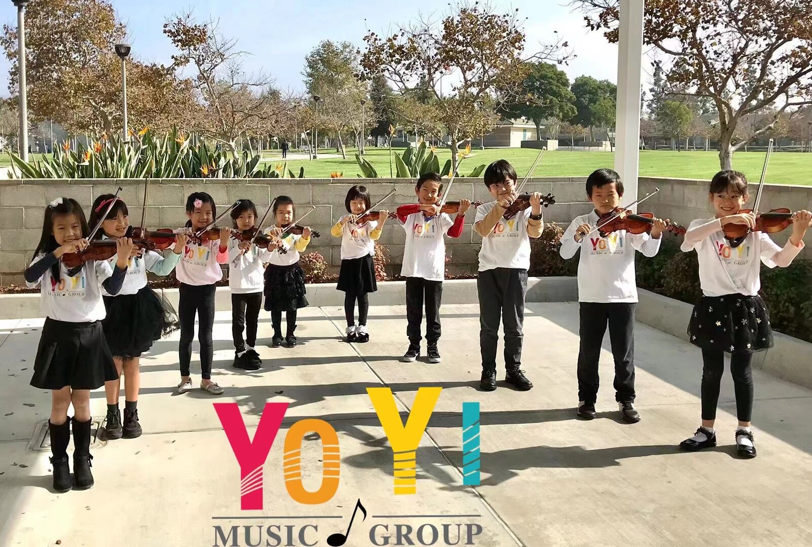 Violin students